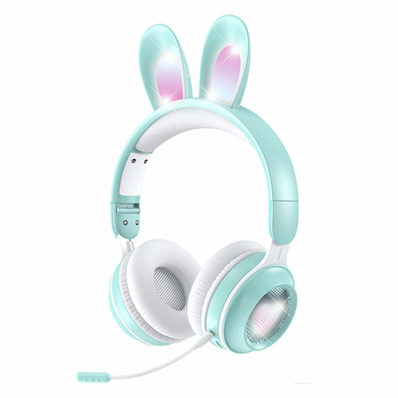 KE-01 Cute Rabbit Ear Foldable Headphone Stereo Music Wireless Bluetooth Headset with Mic KE-01 Cute Rabbit Ear Foldable Headphone Stereo Music Wireless Bluetooth Headset with Mic